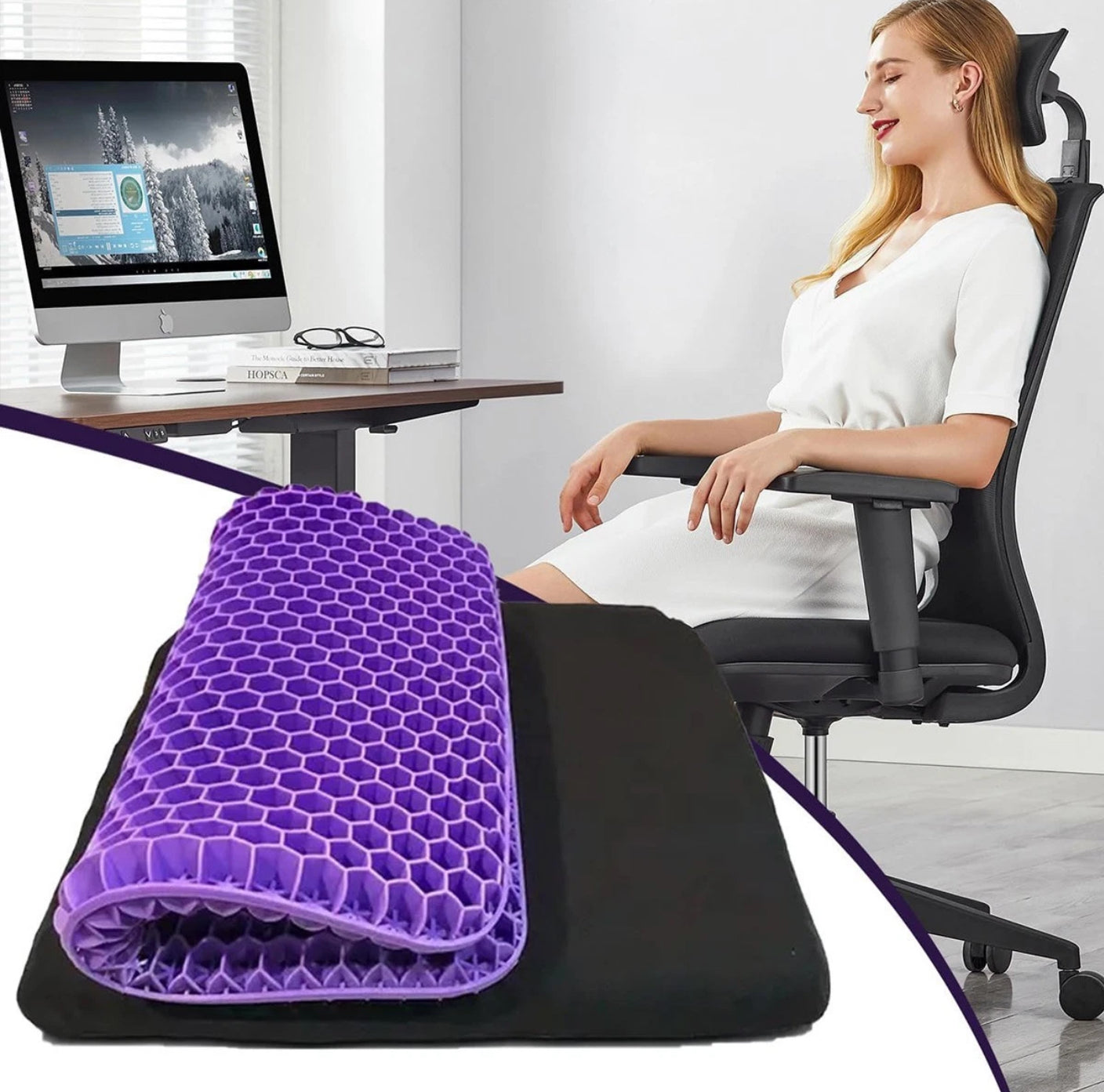 Honeycomb Gel Seat Cushion – Supportive Comfort for Everyday Sitting