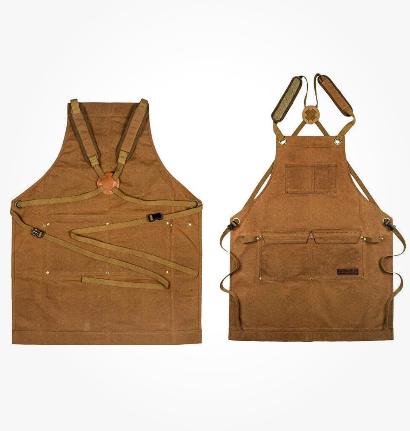 Heavy Duty Waxed Canvas Apron