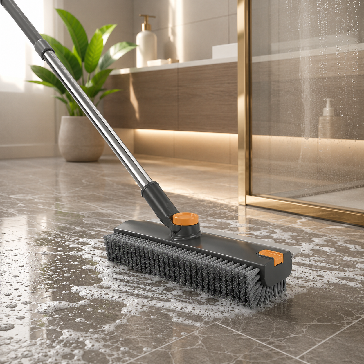 3-in-1 Floor Scrub Brush