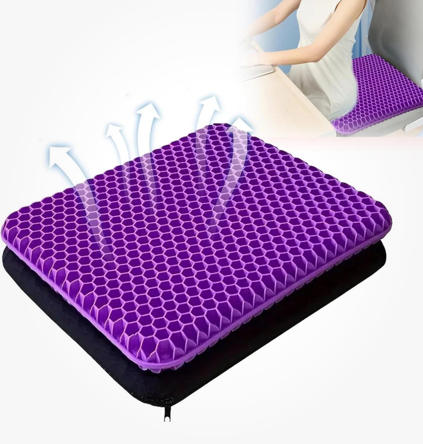 Honeycomb Gel Seat Cushion – Supportive Comfort for Everyday Sitting