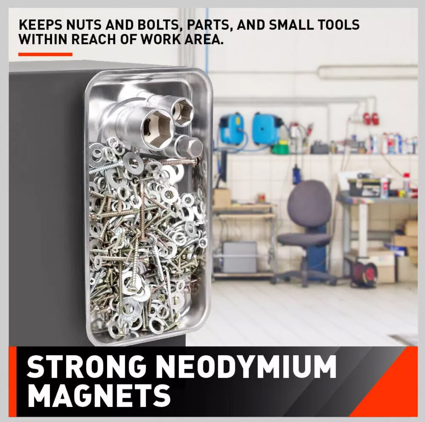 3 Pack Magnetic Parts Tray