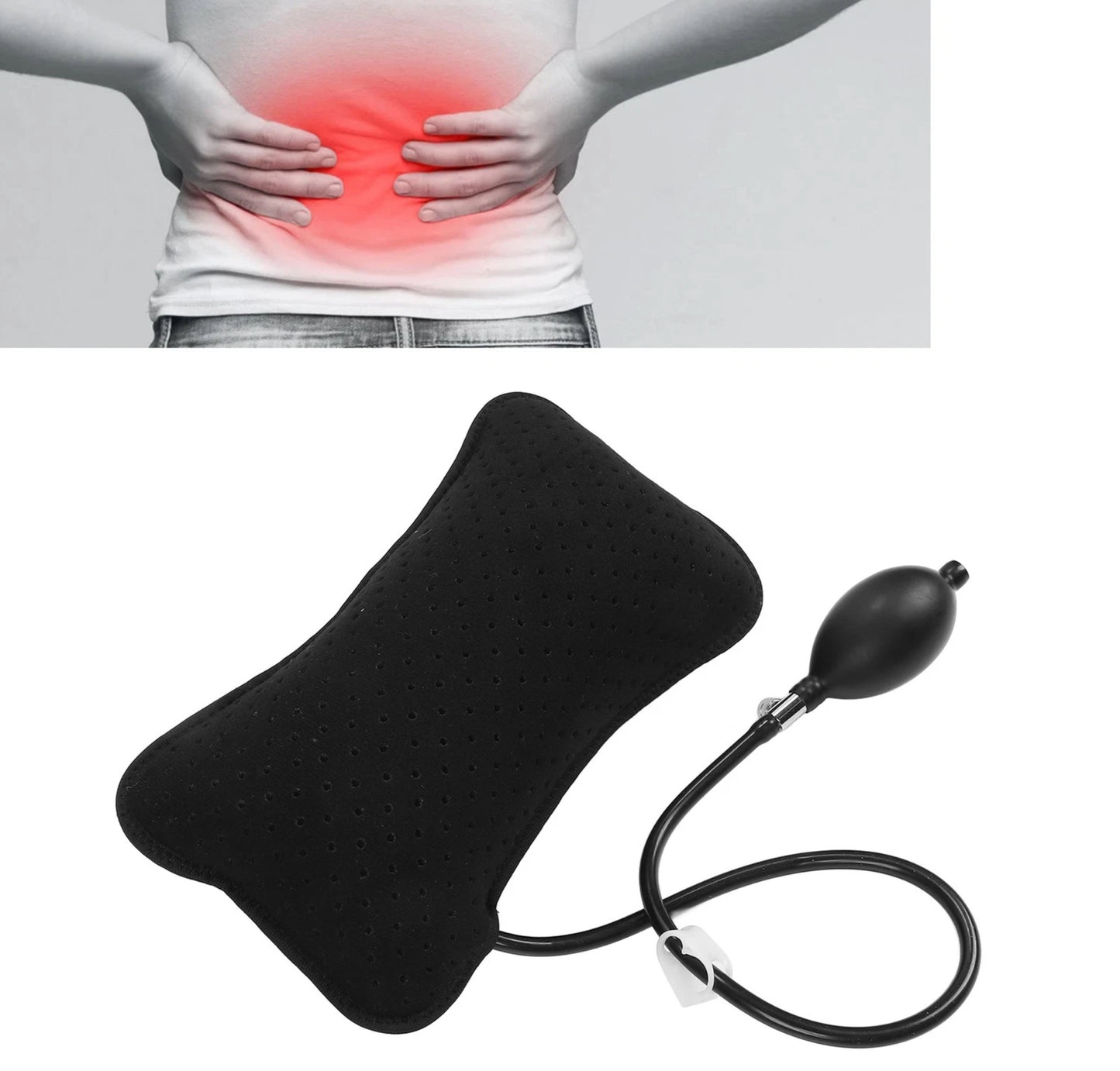 Inflatable lumbar support