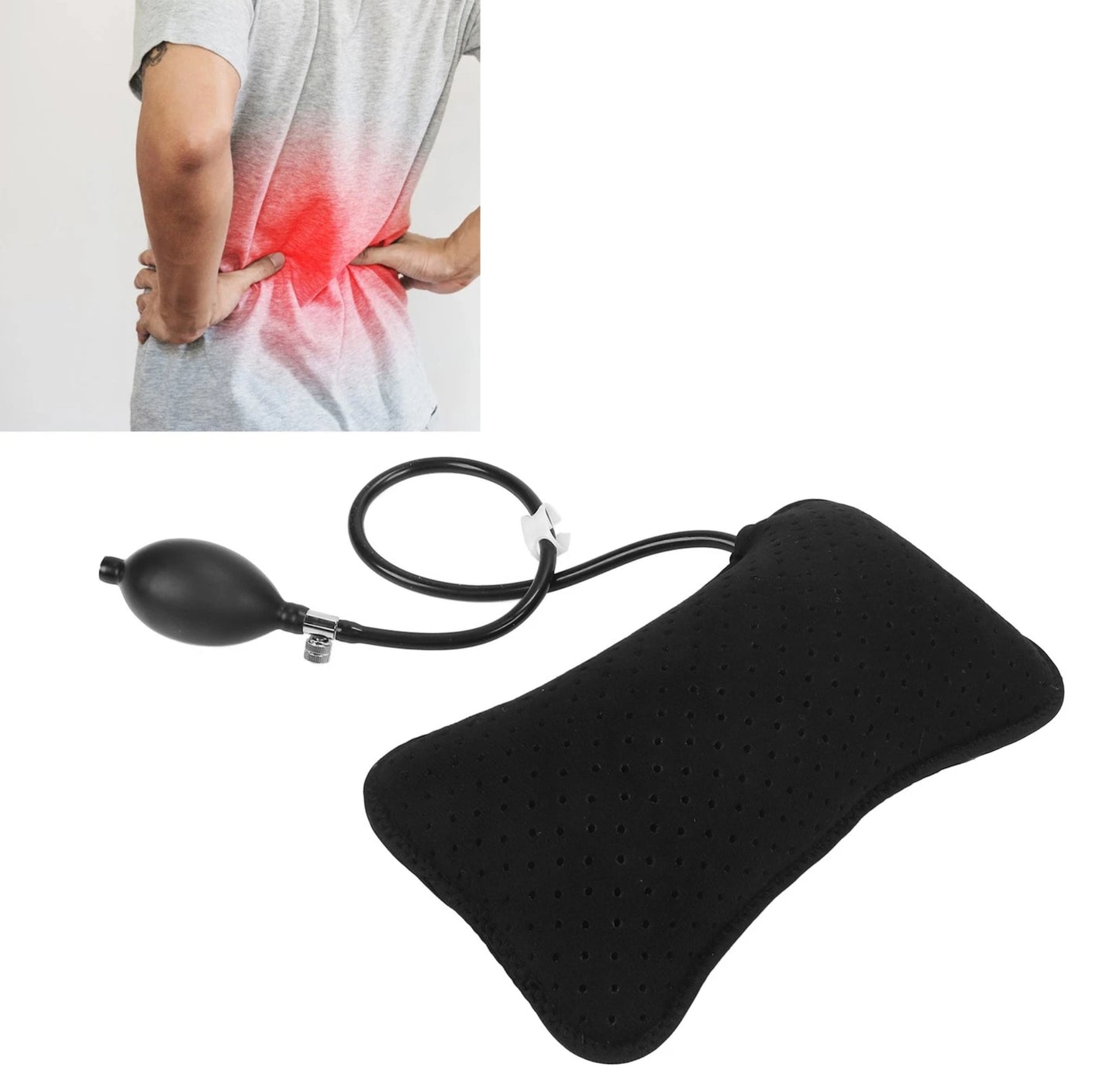 Inflatable lumbar support