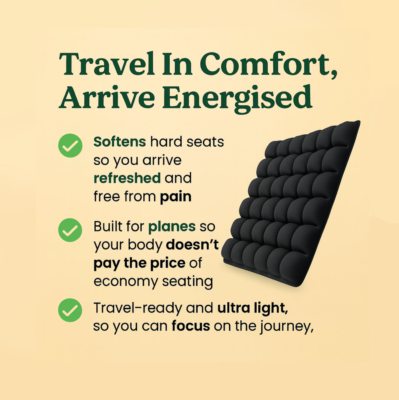 Cushy Bum Sitting Pillow