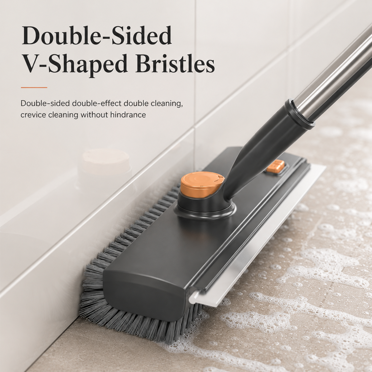 3-in-1 Floor Scrub Brush