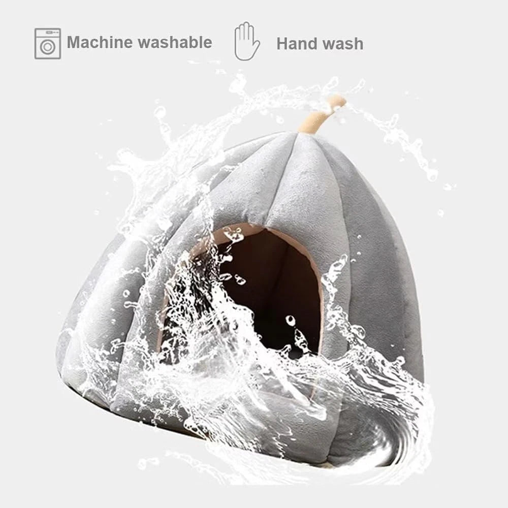 Premium Calming Pumpkin Cat Cave