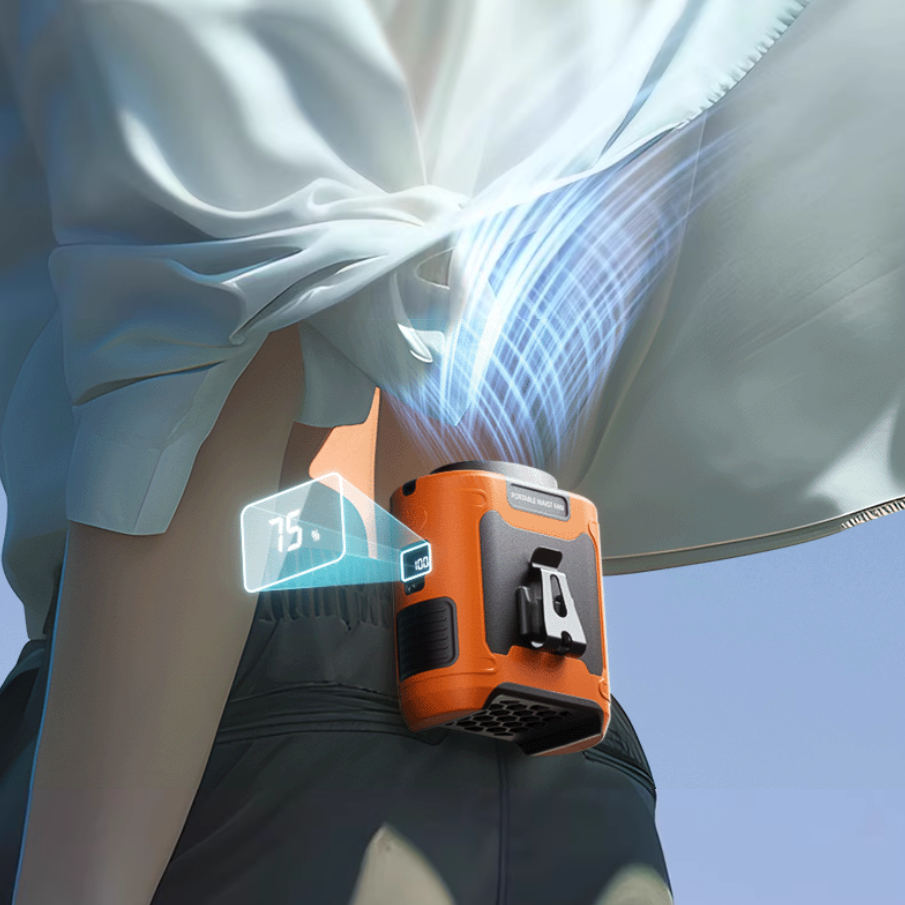 AirRise™ Australia's favourite 3-in-1 Waist Fan with Flashlight & Powerbank