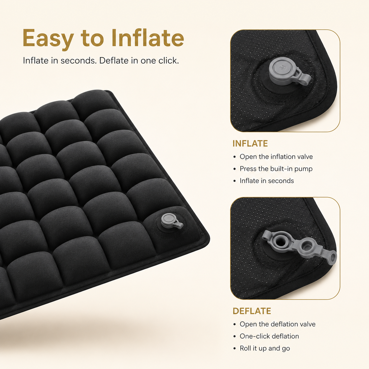 CushyBum™ Portable Seat Cushion