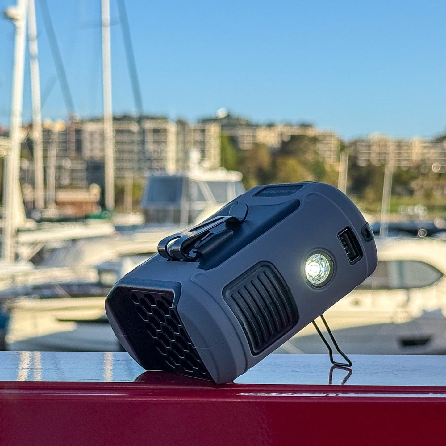 AirRise™ Australia's favourite 3-in-1 Waist Fan with Flashlight & Powerbank